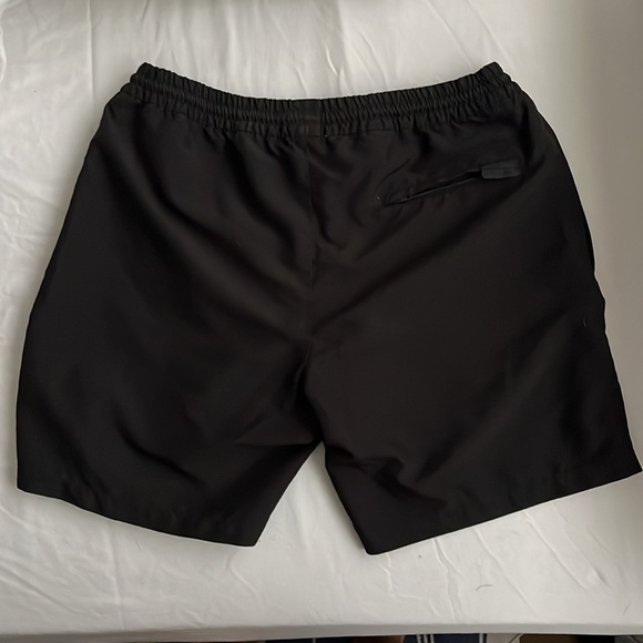 Club Monaco Black Lined Swim Shorts Small 7” inseam - Picture 2 of 4